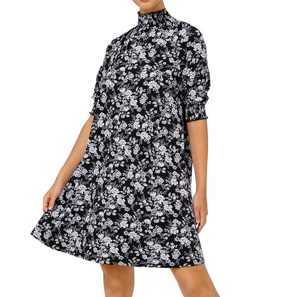 LEOTA Raelyn Floral Mock Neck Dress - NWT - Size Small - Picture 4 of 4